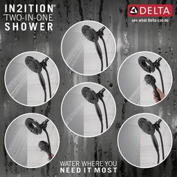 Arvo In2ition 2-in-1 Rough-in Valve Included Single-Handle 4-Spray Shower Faucet 1.75 GPM in Matte Black - lfnniwvjmidxzmbpiwla@2x.jpg