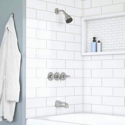 Glacier Bay Aragon Triple Handle 1-Spray Tub and Shower Faucet 1.8 GPM in Chrome (Valve Included) - lfyqz84o2x7gdkhv78cz@2x.jpg