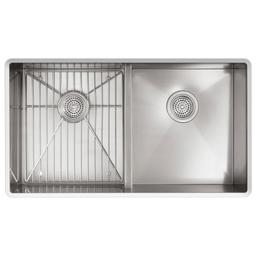 Vault 33" Double Basin Top-Mount/Under-Mount 18-Gauge Stainless Steel Kitchen Sink with Smart Divide - lgfqjkda2tnxzbtovdkq@2x.jpg
