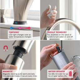 Mateo 1.8 GPM Single Hole Kitchen Faucet with Diamond Seal and Touch2O Technology - lgupeex2f7eelebybnfi@2x.jpg