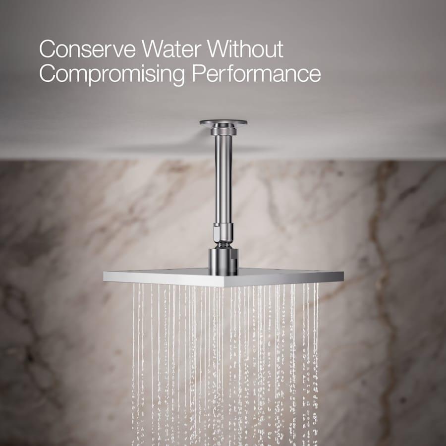 Contemporary Square 8" Single Function 2.5 GPM Rainhead with MasterClean Sprayface and Katalyst Air-Induction Technology - lhfwjxa3wwwjxrpgh7nx@2x.jpg