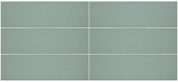 Stencil Mint Rectangle, Linear 4X12 Matte