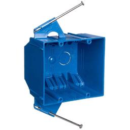 2-Gang 32 cu. in. Blue PVC New Work Electrical Switch and Outlet Box - liayk0kn7st6xndah6ss@2x.jpg