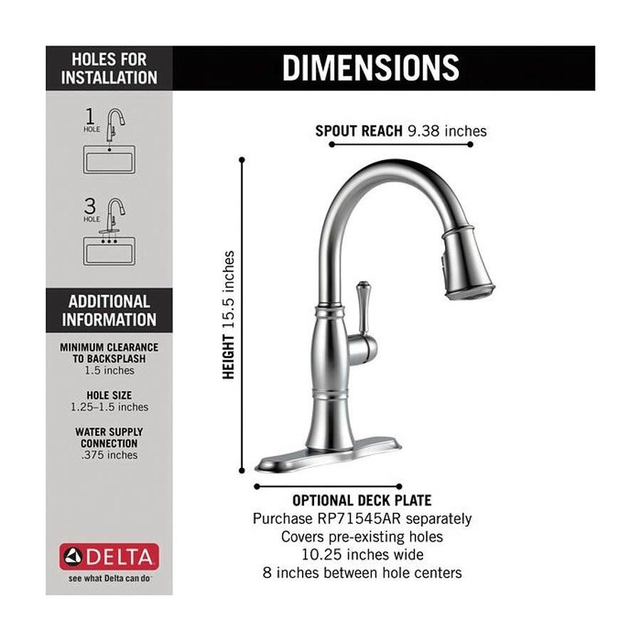 Cassidy™ Kitchen Faucet, Deck Mount, ADA, 1 Lever Handle, 1 or 3-Hole, Lumicoat Arctic Stainless - lio0a4xrcoyc53z7jgnd@2x.jpg