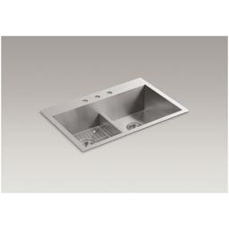 Vault 33" Double Basin Top-Mount/Under-Mount 18-Gauge Stainless Steel Kitchen Sink with Smart Divide - lk5brpfqxvrf2ptfbznc@2x.jpg