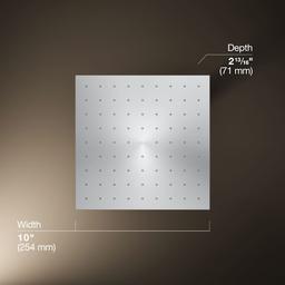 Radiant Contemporary Square 10" Single Function 2.5 GPM Rainhead with MasterClean Sprayface and Katalyst Air-Induction Technology - lkxoizchq44dm5unq29h@2x.jpg