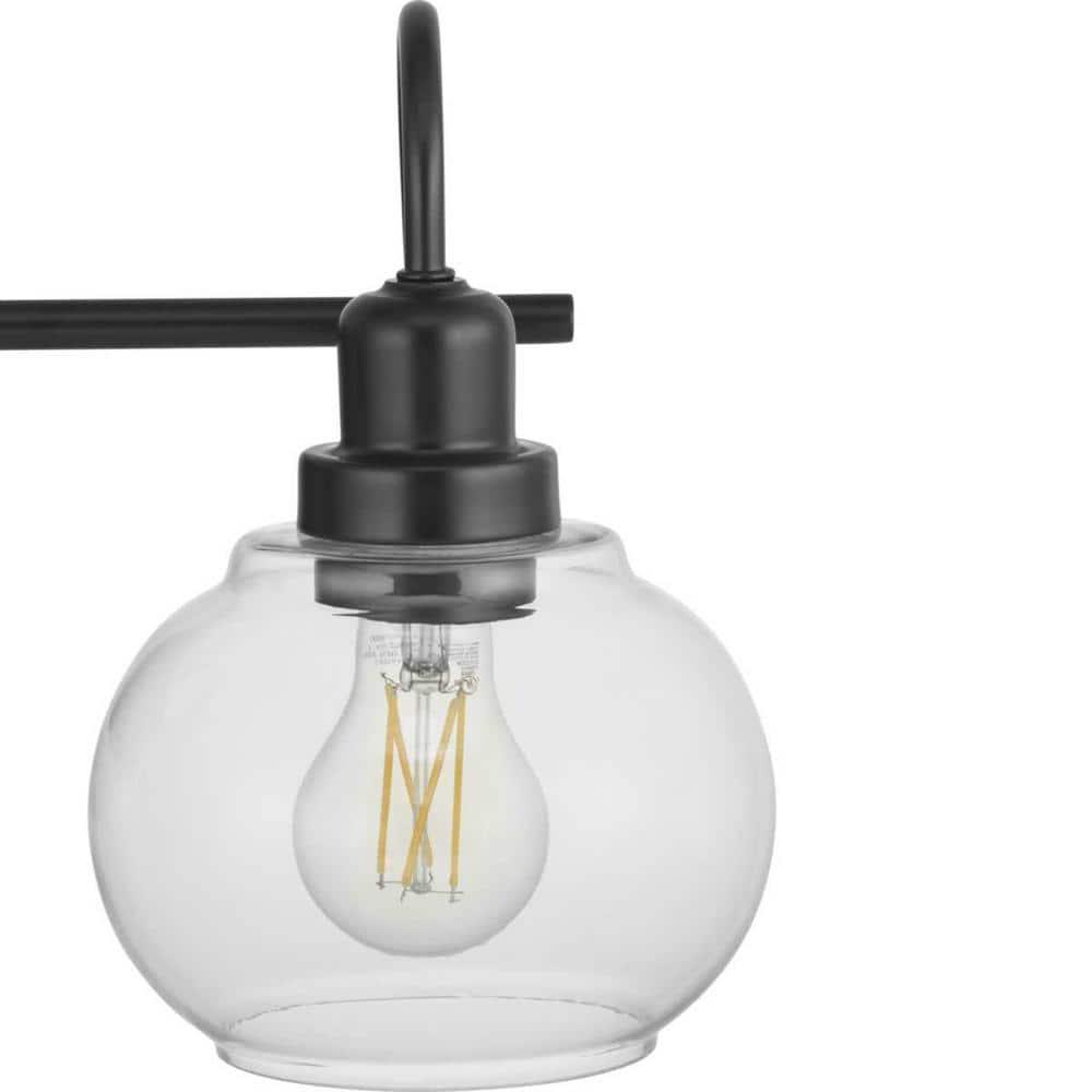 Halyn 23 in. 3-Light Matte Black Bathroom Vanity Light with Clear Glass Shades - llpzohj2phiyc8ihhlmw@2x.jpg