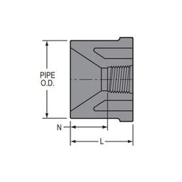 Bushing, 3/4 x 1/2 in, Spigot x FNPT, SCH 80/XH, PVC - lmelzygduf6rdunajcbi@2x.jpg