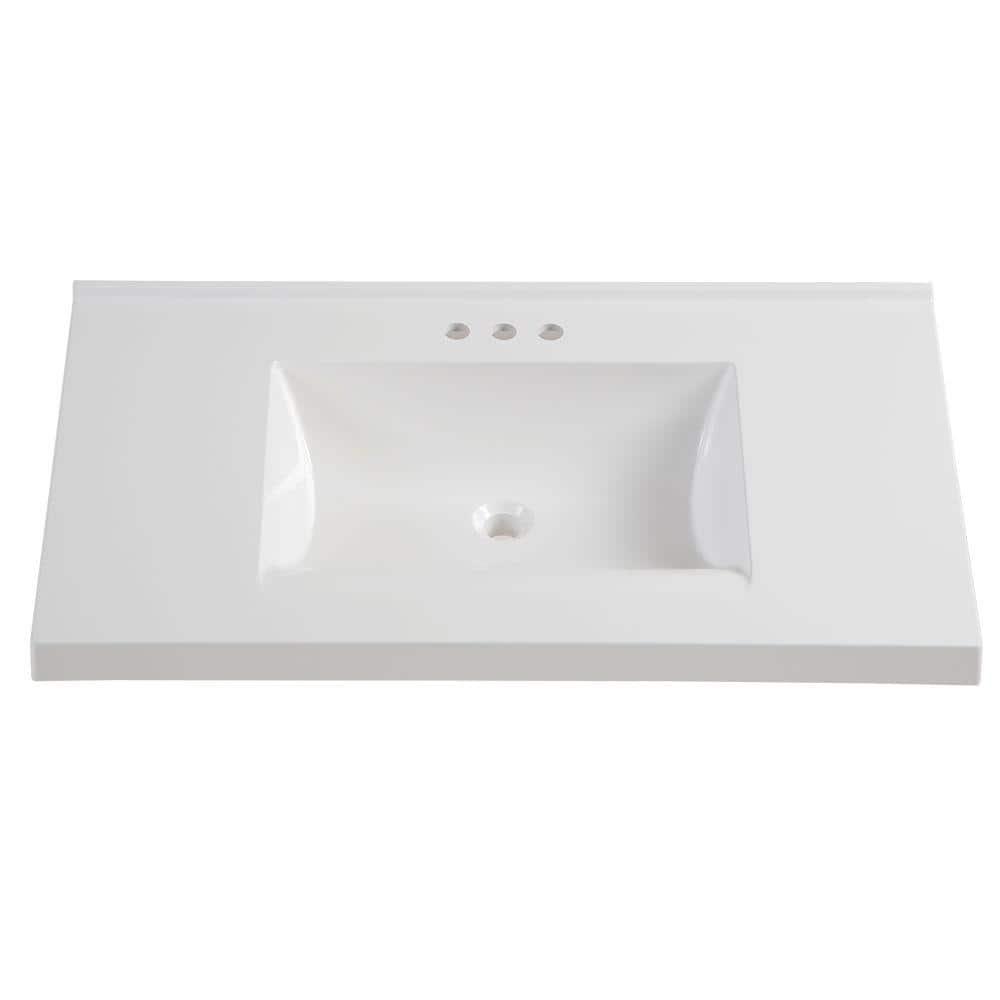37 in. W x 22 in. D Cultured Marble White Rectangular Single Sink Vanity Top in White - lmgxvxbwslfktarr2pcg@2x.jpg