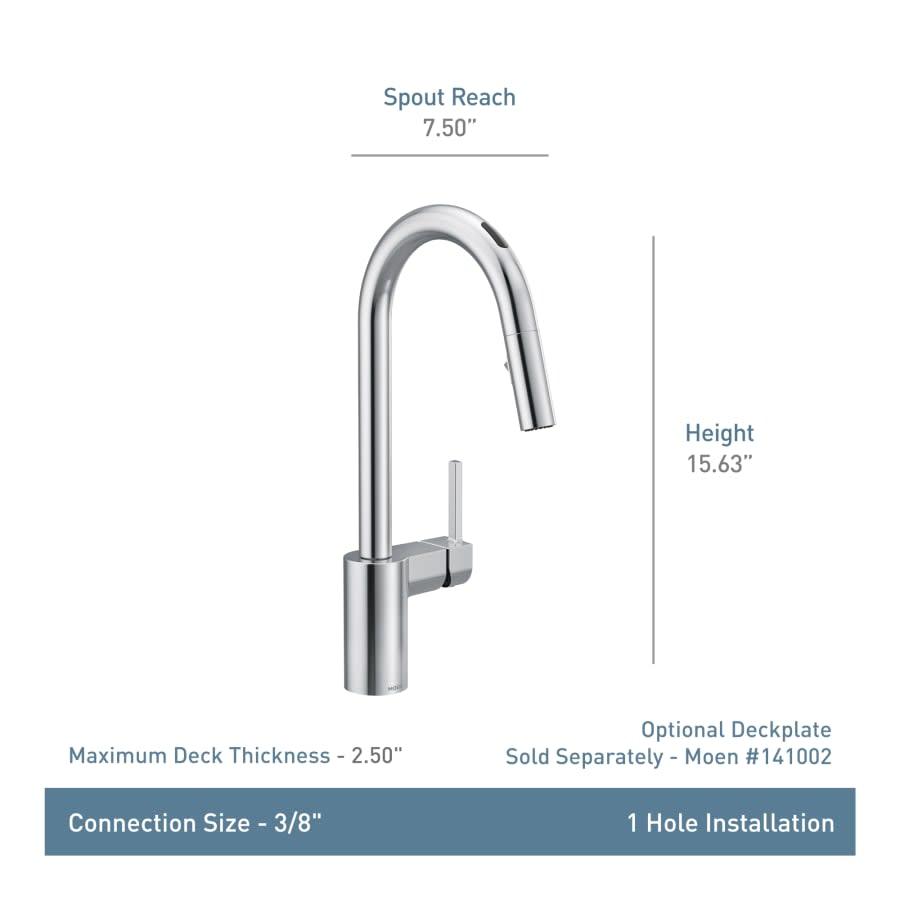 Align Smart Faucet 1.5 GPM Single Hole Pull Down Kitchen Faucet with Voice Control - lmpgwi8wojxmgcbyrmcj@2x.jpg