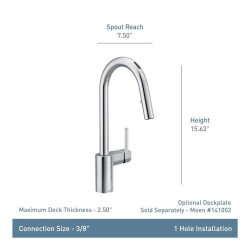 Align Smart Faucet 1.5 GPM Single Hole Pull Down Kitchen Faucet with Voice Control - lmpgwi8wojxmgcbyrmcj_x500.jpg