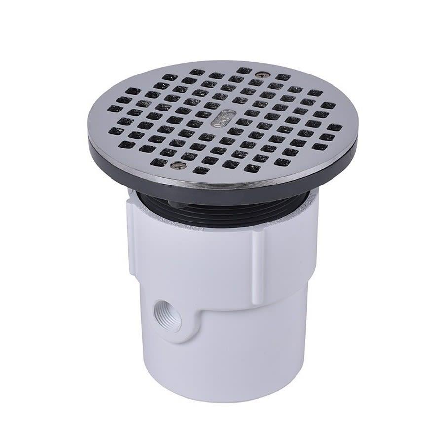 72000 Floor Drain, 3 or 4 in Outlet, Socket, 6 in Round Polished Chrome Top - lohewwjsmakrpk5iyvoe_800x500@2x.jpg