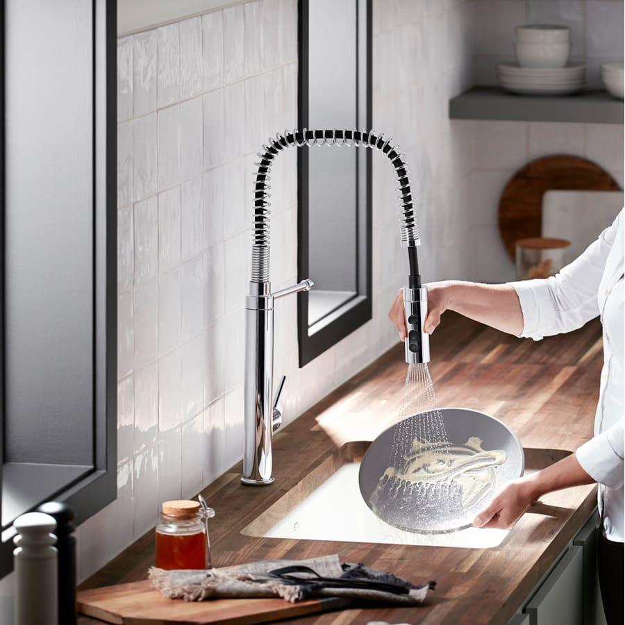 Purist 1.5 GPM Single Hole Pre-Rinse Kitchen Faucet with Sweep Spray, DockNetik, and MasterClean Technologies - lql1rtmbz8lxbgqzzk8s@2x.jpg