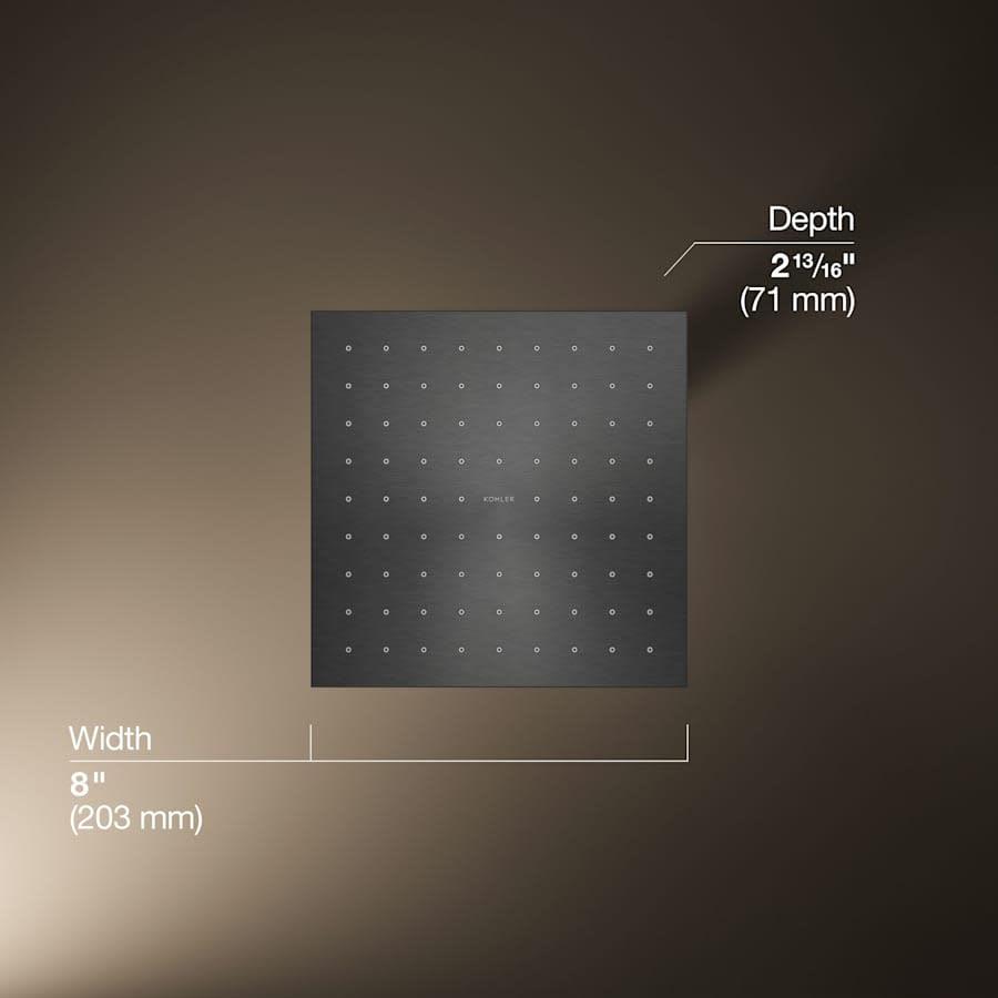 Contemporary Square 8" Single Function 2.5 GPM Rainhead with MasterClean Sprayface and Katalyst Air-Induction Technology - lr8vdynni3z1jkarpeyv@2x.jpg