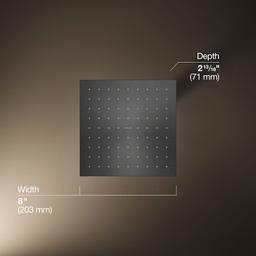 Contemporary Square 8" Single Function 2.5 GPM Rainhead with MasterClean Sprayface and Katalyst Air-Induction Technology - lr8vdynni3z1jkarpeyv@2x.jpg