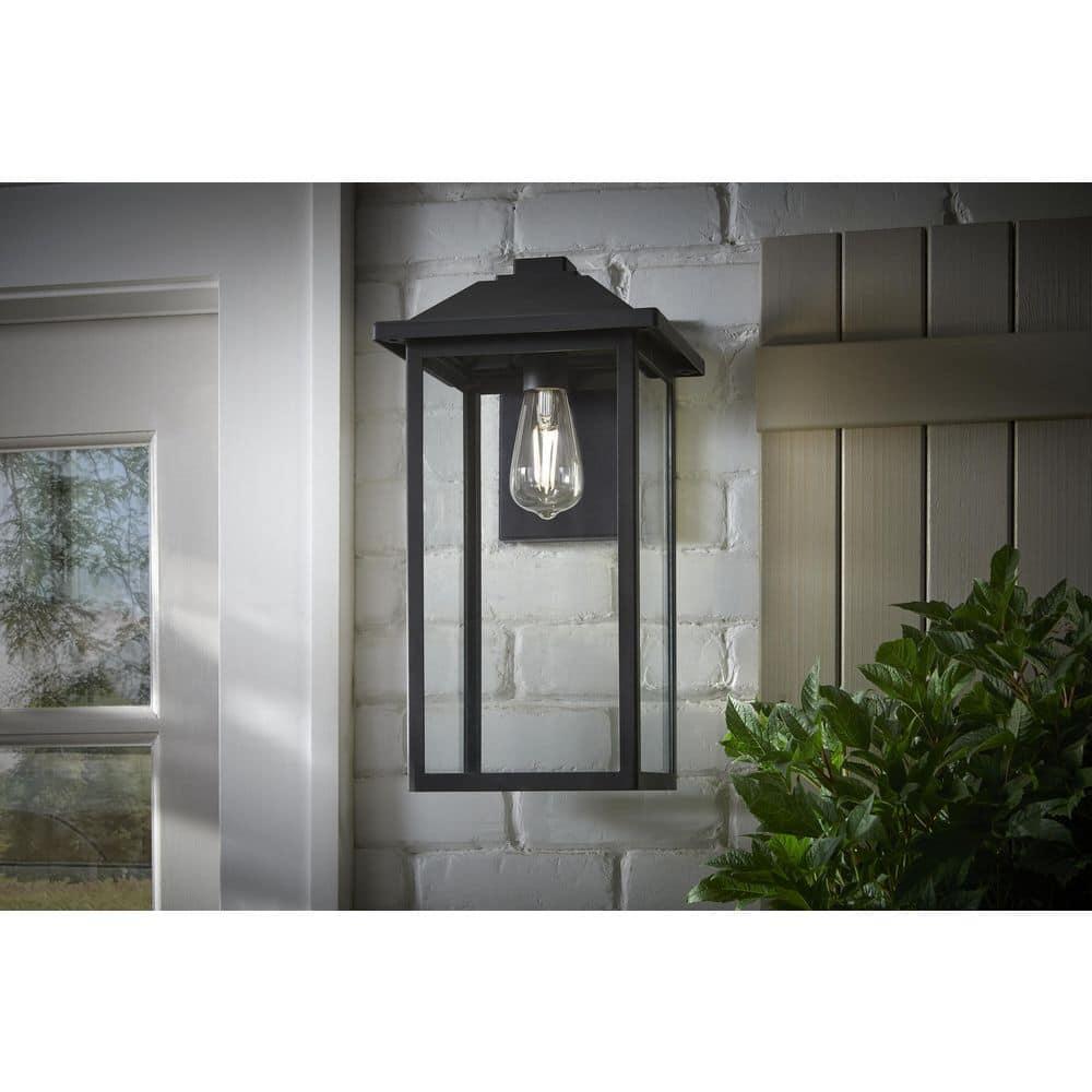 1-Light 18 in. Black Hardwired Classic Outdoor Wall Lantern Sconce Light with Clear Glass - lrdecqr97qlpoxvlt2wa@2x.jpg