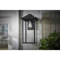 1-Light 18 in. Black Hardwired Classic Outdoor Wall Lantern Sconce Light with Clear Glass - lrdecqr97qlpoxvlt2wa@2x.jpg
