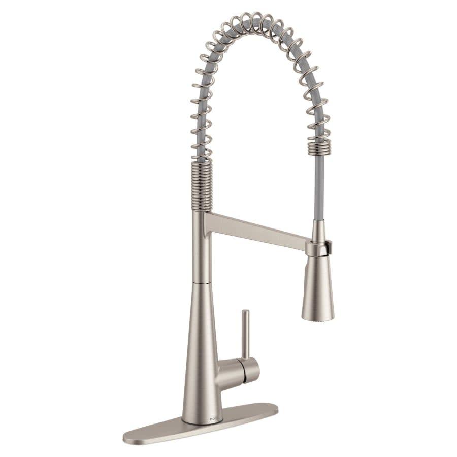 Sleek 1.5 GPM Single Hole Pre-Rinse Pull Down Kitchen Faucet with Power Boost - lrl65gmncrjwny1zpczo@2x.jpg