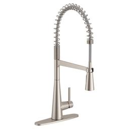 Sleek 1.5 GPM Single Hole Pre-Rinse Pull Down Kitchen Faucet with Power Boost - lrl65gmncrjwny1zpczo@2x.jpg