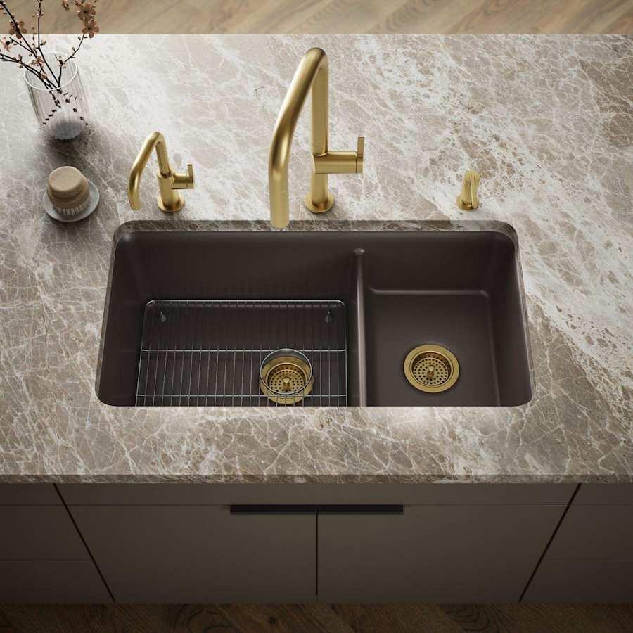 Cairn Slim Divide 33-1/2" Undermount Double Bowl Neoroc Granite Composite Kitchen Sink with Large Bowl Sink Rack - lsdziwj1gcxuwhbi750l@2x.jpg
