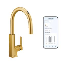 STo Smart Faucet 1.5 GPM Single Hole Pull Down Kitchen Faucet with Voice Control - lsfrsfz0wr17wtdrbwks@2x.jpg