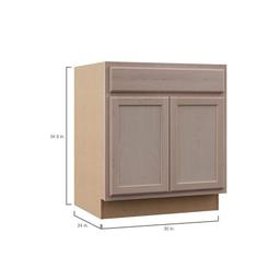 30 in. W x 24 in. D x 34.5 in. H Assembled Sink Base Kitchen Cabinet in Unfinished with Recessed Panel - luchgi9yvuzzhenurxhe@2x.jpg