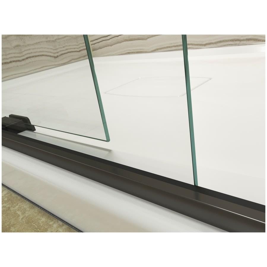 Levity 62" High x 59-5/8" Wide Bypass Frameless Tub Door with Clear Glass - luqlsntf5bomopqgward@2x.jpg