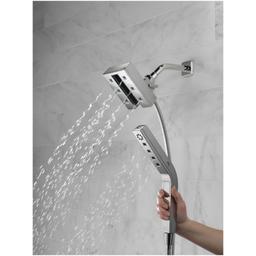 Universal Showering Rectangular 2.5 GPM Multi Function 2-in-1 In2ition Shower Head and Hand Shower with H2Okinetic and MagnaTite Technology - luxhexenkvaghx0wrqzo@2x.jpg