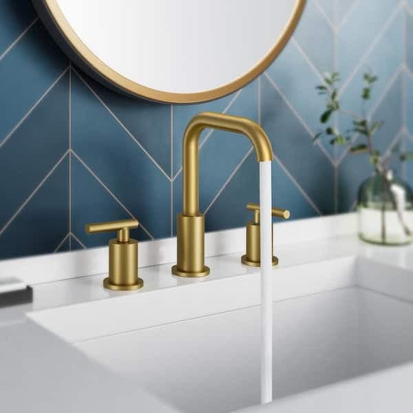 androme 8 in. Widespread 2-Handle Bathroom Sink Faucet with 360° Swivel Spout, Pop Up Drain in Gold H0301G - lvr5dpvzqzvc1klp9ovl@2x.jpg