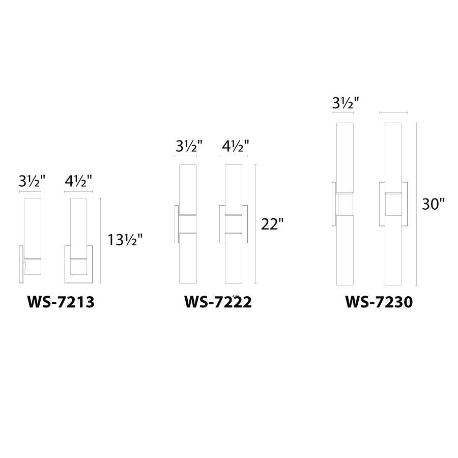 Elementum 13-1/2" Tall Integrated LED Bathroom Sconce - 2700K - lvxjid6w6qyhd9zlhn23@2x.jpg