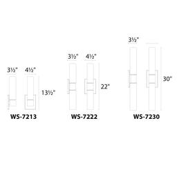 Elementum 13-1/2" Tall Integrated LED Bathroom Sconce - 2700K - lvxjid6w6qyhd9zlhn23@2x.jpg