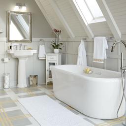 Floor Mounted Tub Filler with Built-In Diverter - Includes Hand Shower - lxhevkw2mdb0txqulxrn@2x.jpg