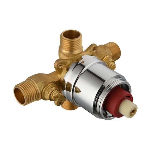 Glacier Bay Constructor Single-Handle 1-Spray Tub and Shower Faucet in Brushed Nickel (Valve Included) HD873X-8504 - lxjlpo6qdlur48aseypx@2x.jpg