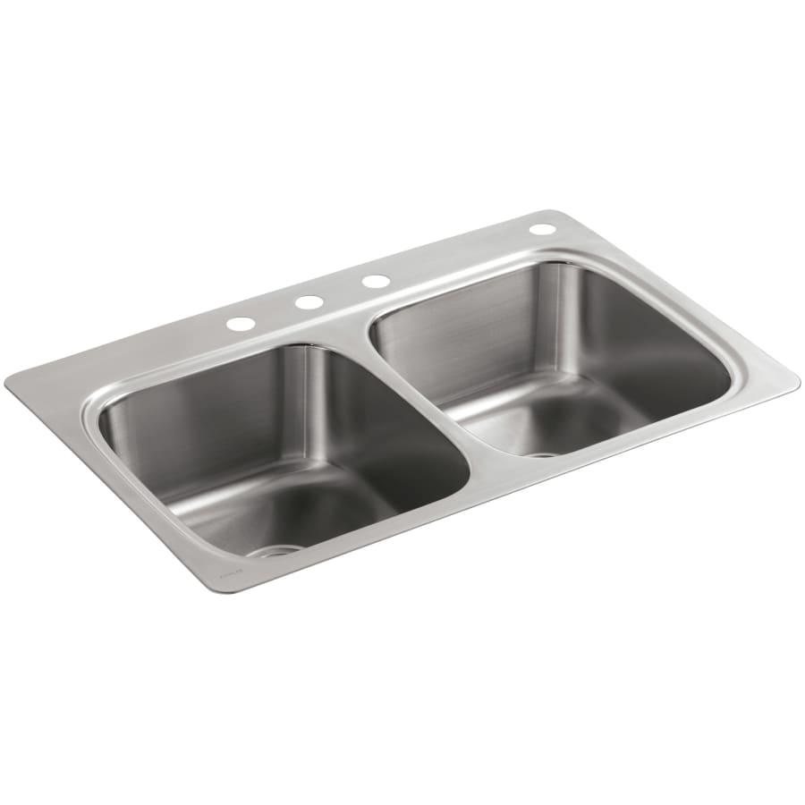 Verse 33" Double Basin Drop In Stainless Steel Kitchen Sink With Four Faucet Holes - lxmkhndigknkw6nxl5zn@2x.jpg