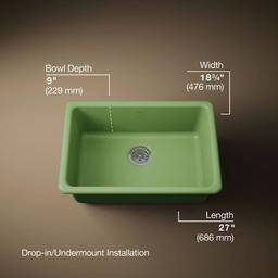 Iron/Tones 27" Undermount Single Basin Enameled Cast Iron Kitchen Sink - lxpqpf4icbpb118wmvvb@2x.jpg