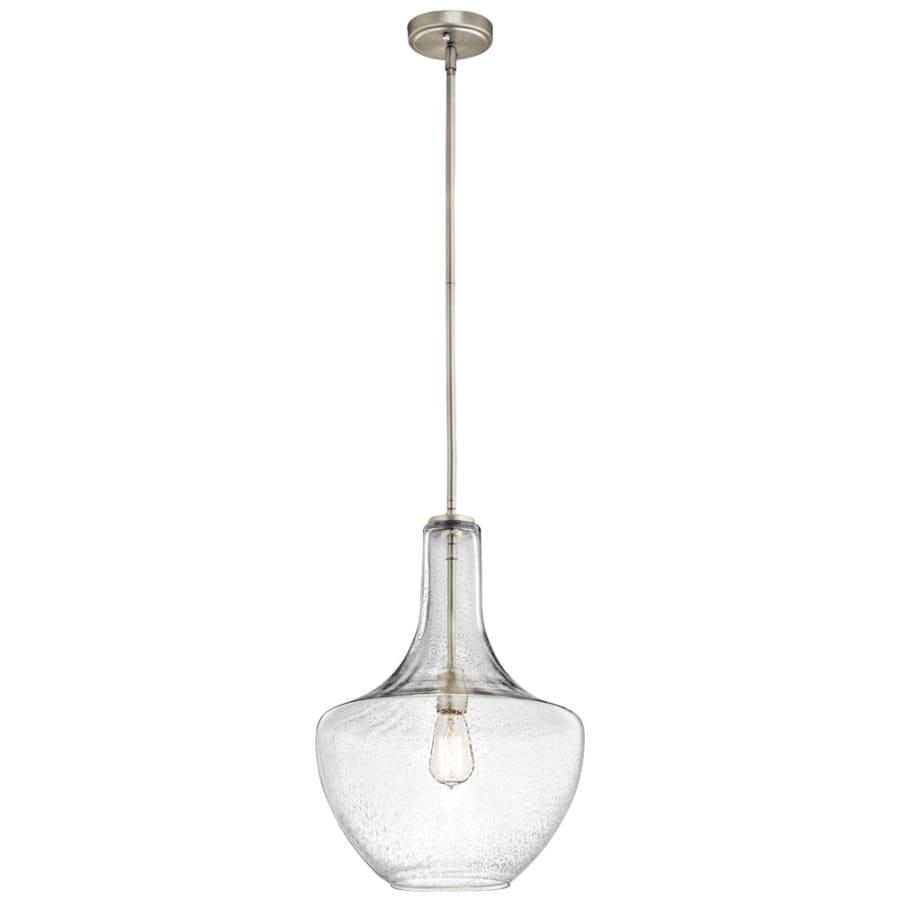 Everly Single Light 14" Wide Pendant with Seedy Glass Shade - ly3fw3e0nq9csarxqv1x@2x.jpg