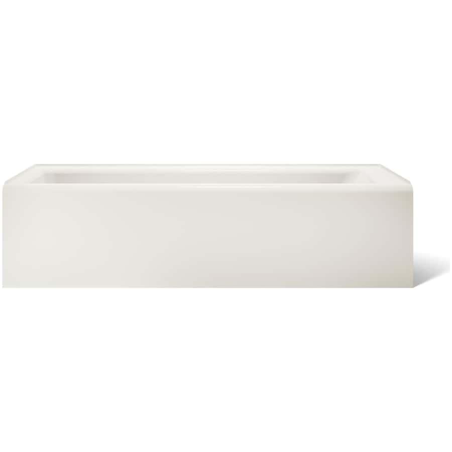 Bellwether Bath Tub 66" L x 32" W Cast Iron Soaking for Three Wall Alcove Installations with Integral Apron and Left Drain - lydrgln2t1owofmk44bj@2x.jpg