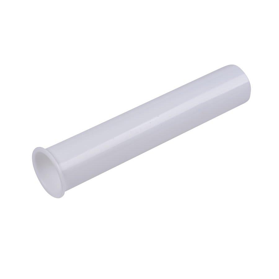 Tubular Tailpiece, 1-1/2 in, Tube x Flange, White - lyh9zgi92na5vlbppjjk@2x.jpg
