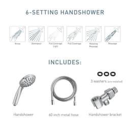 MOEN Attune 6-Spray Patterns Wall Mount 4 in. Handheld Showerhead in Chrome 218H0 - m1u8ydophouxq3621cxz@2x.jpg