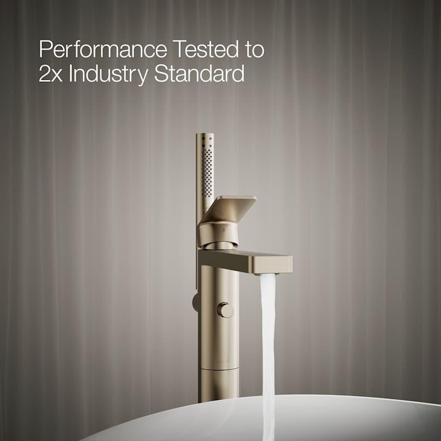 Parallel Floor Mounted Tub Filler - Includes Hand Shower - m3rzxndbagotr0yywwt9@2x.jpg