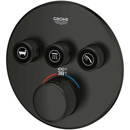 Grohtherm Triple Function Thermostatic Valve Trim Only with Triple Knob Handles and Volume Control - Less Rough In - m4cx44zhnfahq6qcp0qc_x500.jpg