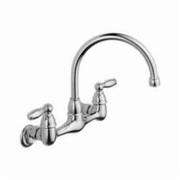 Kitchen Faucet, Wall Mount, ADA, 2 Lever Handle, 2-Hole, Polished Chrome - m6mi0ecppzktx48lxmkn@2x.jpg