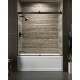 Levity 62" High x 59-5/8" Wide Bypass Frameless Tub Door with Clear Glass - mar8obfkdjhlr4s1zqgg@2x.jpg