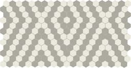 Unglazed Mosaics Ice White/Light Smoke/Diamond Hexagon 1X1 Matte - mcfctfrqflkervjge8a2@2x.jpg