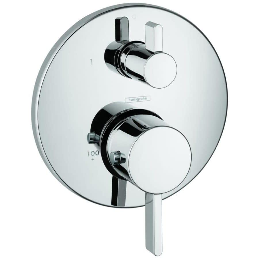 Ecostat S Thermostatic Valve Trim with Integrated Volume Control and Diverter for 2 Distinct Functions - Less Rough In
