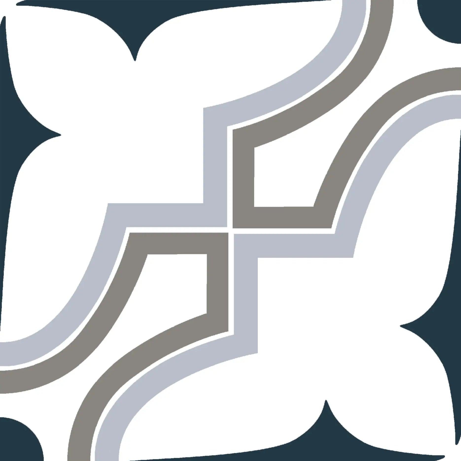 CASABLANCA MARKET BLUE 8X8