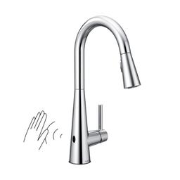 Sleek 1.5 GPM Single Hole Pull Down Kitchen Faucet with MotionSense - mdyeralumwk7oyy1sesy@2x.jpg