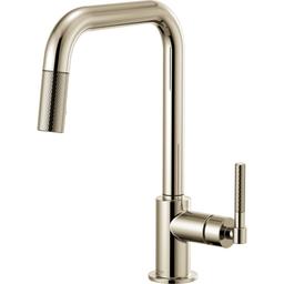 Litze Single Handle Square Arc Pull Down Kitchen Faucet with Knurled Handle - Limited Lifetime Warranty - mfgwede66syscw9sedq9@2x.jpg