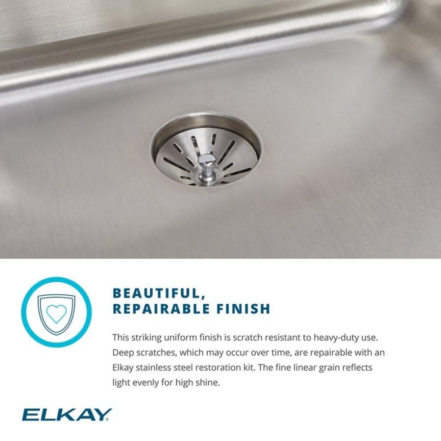 Lustertone™ Classic Single Bowl Kitchen Sink, Under Mount, ADA, 30-1/2 x 18-1/2 in, 4-3/8 in Bowl Depth, 18 ga Lustrous Satin Steel, Stainless - mgivyamty4tvlmqbjmcj@2x.jpg