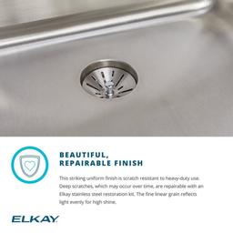 Lustertone™ Classic Single Bowl Kitchen Sink, Under Mount, ADA, 30-1/2 x 18-1/2 in, 4-3/8 in Bowl Depth, 18 ga Lustrous Satin Steel, Stainless - mgivyamty4tvlmqbjmcj@2x.jpg